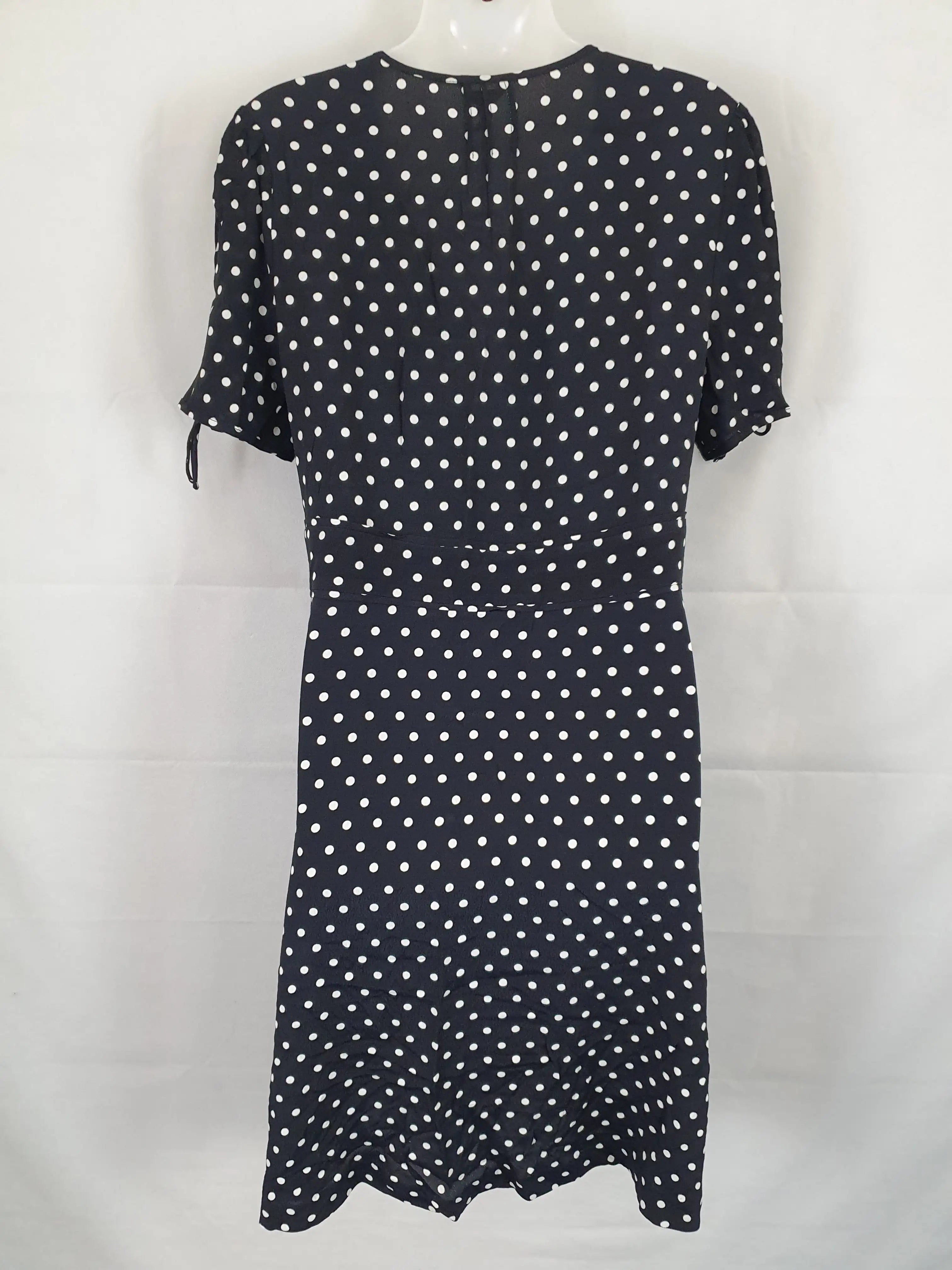 Jigsaw polka dot dress best sale