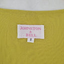 Johnston Bell Mustard Mesh Lacey Mini Dress Size 8 by SwapUp-Online Second Hand Store-Online Thrift Store