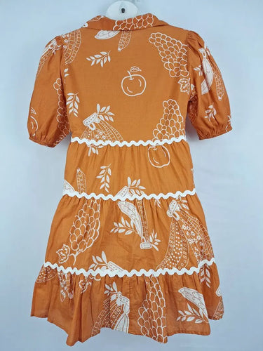 Joop & Gypsy Riviera Ric Rac Tiered Mini Dress Size 12 by SwapUp-Online Second Hand Store-Online Thrift Store