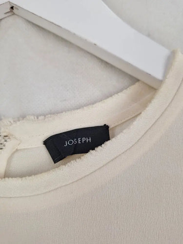 Joseph Raw Hem Side Split Silk Top Size 12 by SwapUp-Online Second Hand Store-Online Thrift Store