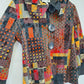 Joseph Ribkoff Patchwork Patterned Oversized Button Jacket Size 14 by SwapUp-Online Second Hand Store-Online Thrift Store