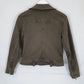 Just Jeans Denim Stretch Asymmetrical Biker  Jacket Size 8 by SwapUp-Online Second Hand Store-Online Thrift Store