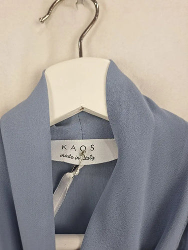 Kaos Georgette Azzure Keyhole Sheer Blouse Size 6 by SwapUp-Online Second Hand Store-Online Thrift Store