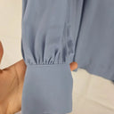 Kaos Georgette Azzure Keyhole Sheer Blouse Size 6 by SwapUp-Online Second Hand Store-Online Thrift Store
