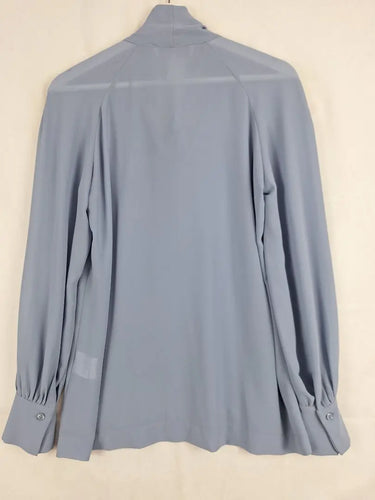 Kaos Georgette Azzure Keyhole Sheer Blouse Size 6 by SwapUp-Online Second Hand Store-Online Thrift Store