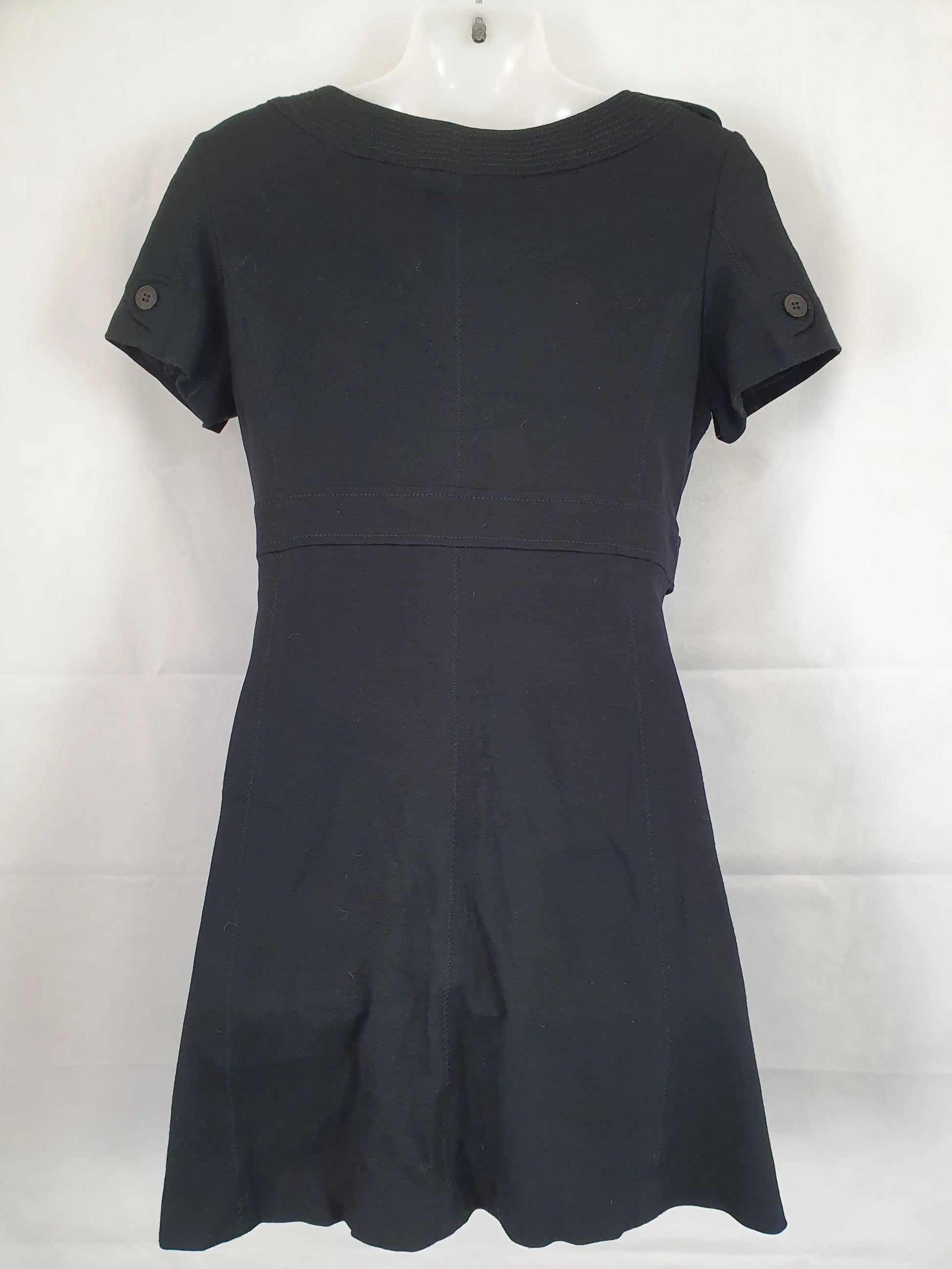 Karen Millen Office Staple Zippered Mini Dress Size 12 by SwapUp-Online Second Hand Store-Online Thrift Store