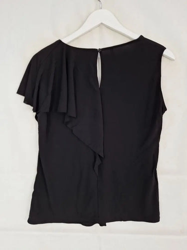 Karen Millen One Shoulder Side Fall Blouse Size 10 by SwapUp-Online Second Hand Store-Online Thrift Store