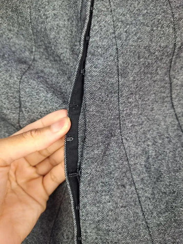 Karen Millen Panelled Eye Hook Dressy Jacket Size 12 by SwapUp-Online Second Hand Store-Online Thrift Store