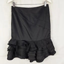 Karen Millen Rosy Detail Satin Mini Skirt Size 8 by SwapUp-Online Second Hand Store-Online Thrift Store