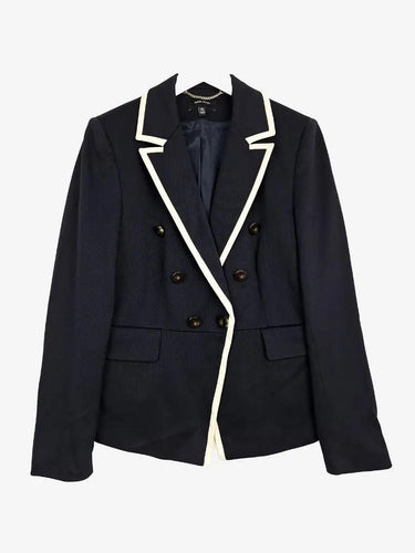 Karen Millen Timeless Textured Double Breasted Blazer Size 16 by SwapUp-Online Second Hand Store-Online Thrift Store