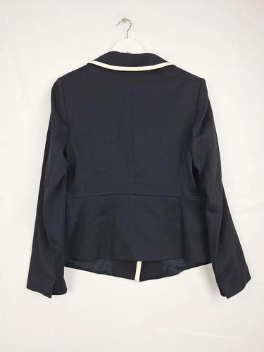 Karen Millen Timeless Textured Double Breasted Blazer Size 16 by SwapUp-Online Second Hand Store-Online Thrift Store