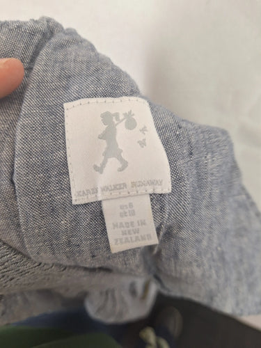 Karen Walker Chambray Gathered Bow Mini  Skirt Size 10 by SwapUp-Online Second Hand Store-Online Thrift Store