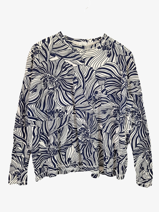 Karen Walker Floral Print Jersey Top Size 8 by SwapUp-Online Second Hand Store-Online Thrift Store