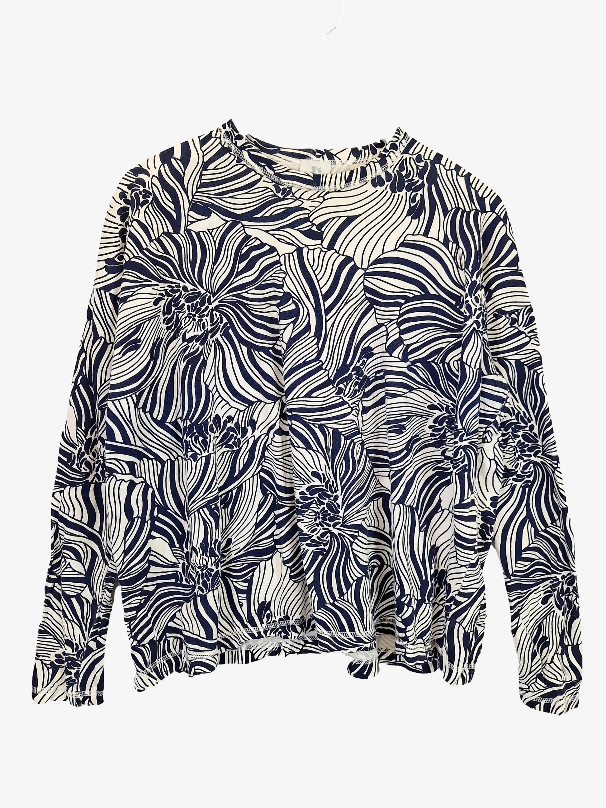 Karen Walker Floral Print Jersey Top Size 8 by SwapUp-Online Second Hand Store-Online Thrift Store