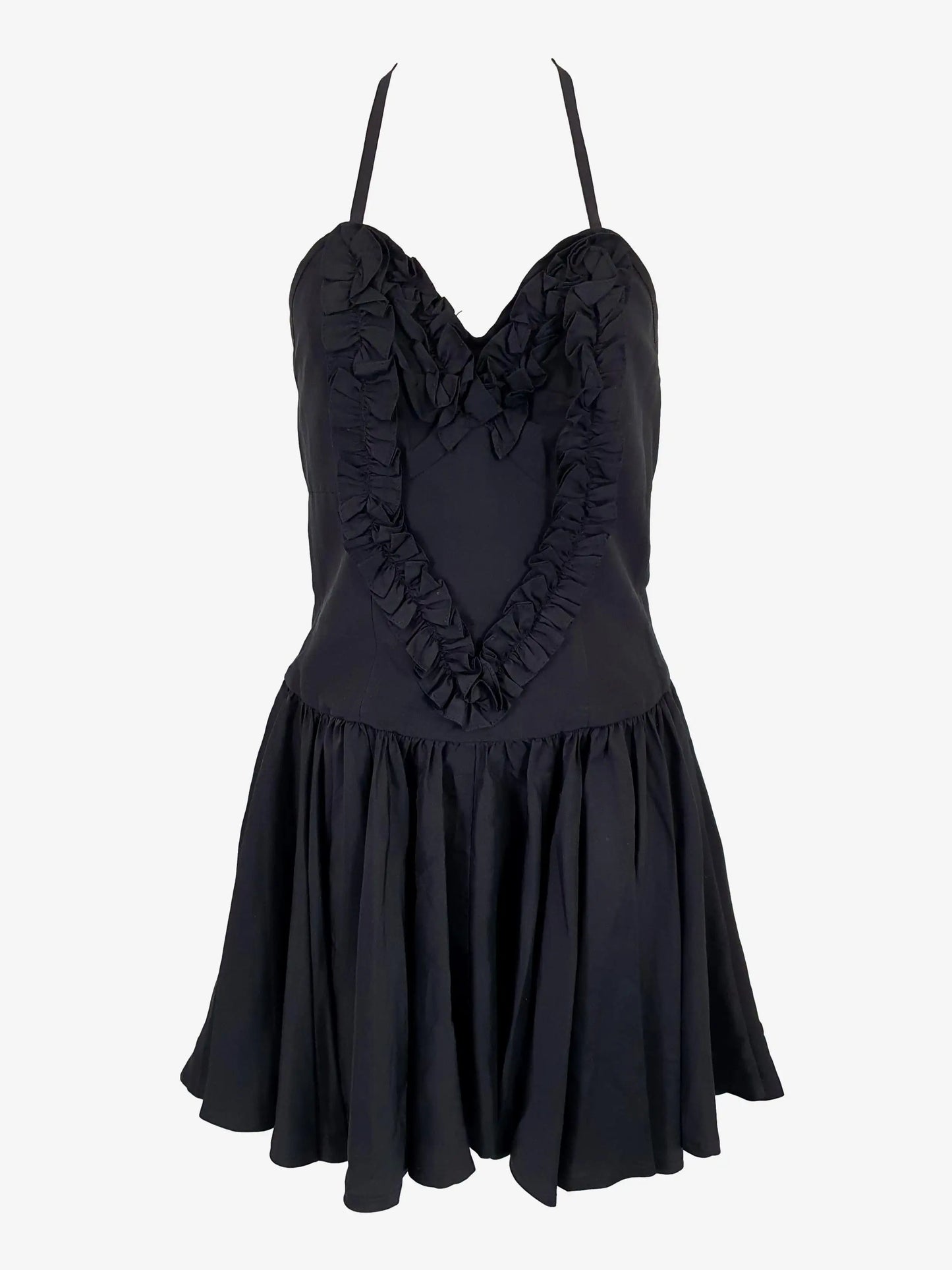 Karen Walker Heart Frill Mini Dress Size 8 by SwapUp-Online Second Hand Store-Online Thrift Store