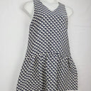 Karen Walker Jacquard Dolphin Frill Mini Dress Size 12 by SwapUp-Online Second Hand Store-Online Thrift Store