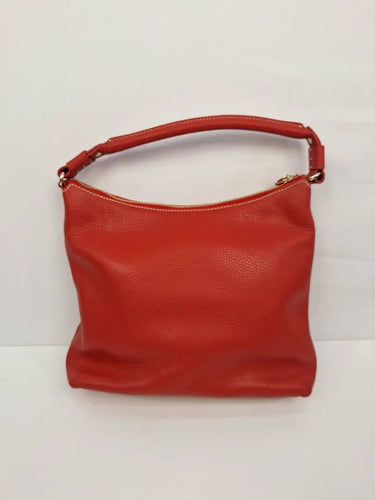 Kate Spade Crimson Pebble Leather Feature Stitch Handbag Size None by SwapUp-Online Second Hand Store-Online Thrift Store