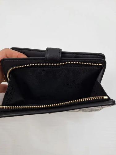 Kate Spade Flower Medium Compact Bifold Wallet Size None by SwapUp-Online Second Hand Store-Online Thrift Store