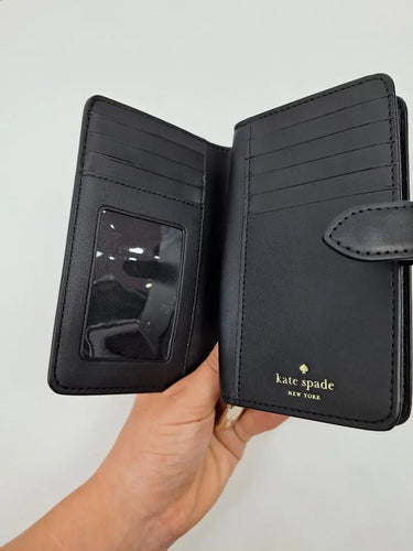 Kate Spade Flower Medium Compact Bifold Wallet Size None by SwapUp-Online Second Hand Store-Online Thrift Store