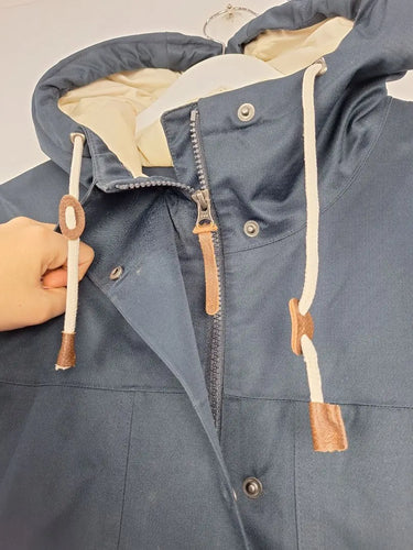 Kathmandu Navy Stockton Insulated Longline Jacket Size 14 by SwapUp-Online Second Hand Store-Online Thrift Store