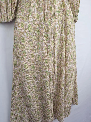 Kinney Pleated Boho Maxi Dress Size M by SwapUp-Online Second Hand Store-Online Thrift Store