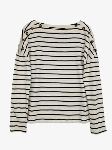 Kireina Classic Chalk Boat Neck Top Size M by SwapUp-Online Second Hand Store-Online Thrift Store