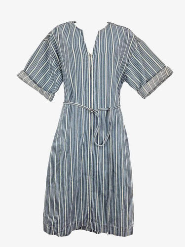 Kireina Structured Denim Stripe Dress Size S by SwapUp-Online Second Hand Store-Online Thrift Store