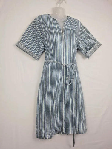 Kireina Structured Denim Stripe Dress Size S by SwapUp-Online Second Hand Store-Online Thrift Store