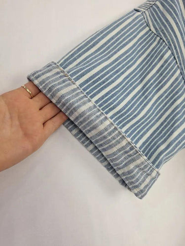 Kireina Structured Denim Stripe Dress Size S by SwapUp-Online Second Hand Store-Online Thrift Store