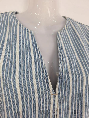 Kireina Structured Denim Stripe Dress Size S by SwapUp-Online Second Hand Store-Online Thrift Store