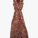 Kitri Cinnamon Cheetah Wrap Around Jumpsuit Size 6 by SwapUp-Online Second Hand Store-Online Thrift Store