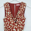 Kitri Cinnamon Cheetah Wrap Around Jumpsuit Size 6 by SwapUp-Online Second Hand Store-Online Thrift Store