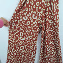 Kitri Cinnamon Cheetah Wrap Around Jumpsuit Size 6 by SwapUp-Online Second Hand Store-Online Thrift Store