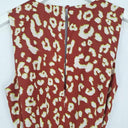 Kitri Cinnamon Cheetah Wrap Around Jumpsuit Size 6 by SwapUp-Online Second Hand Store-Online Thrift Store