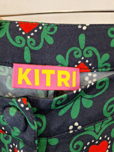 Kitri Garden Of Hearts Wide Leg Pants Size 12 by SwapUp-Online Second Hand Store-Online Thrift Store