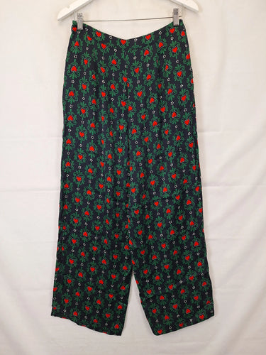 Kitri Garden Of Hearts Wide Leg Pants Size 12 by SwapUp-Online Second Hand Store-Online Thrift Store