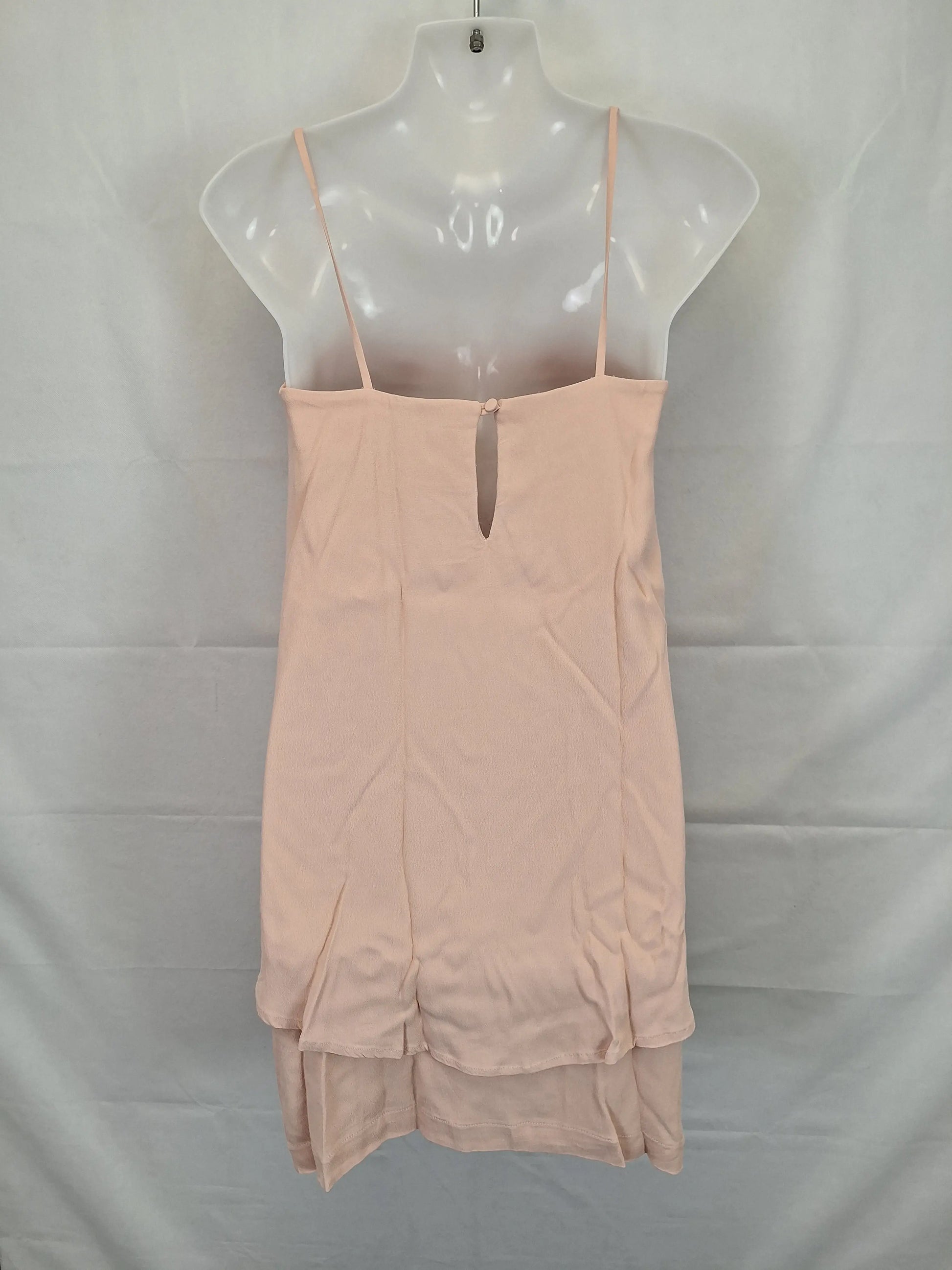 Kookai Blush Strap Midi Dress Size 6 by SwapUp-Online Second Hand Store-Online Thrift Store