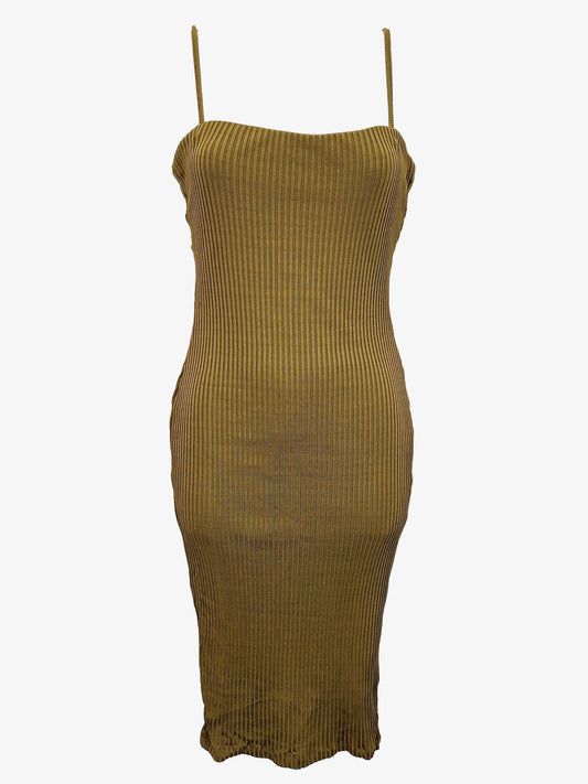 Kookai Bodycon Ribbed Midi Dress Size 6 by SwapUp-Online Second Hand Store-Online Thrift Store