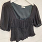 Kookai Box Collar Top Size 12 by SwapUp-Online Second Hand Store-Online Thrift Store