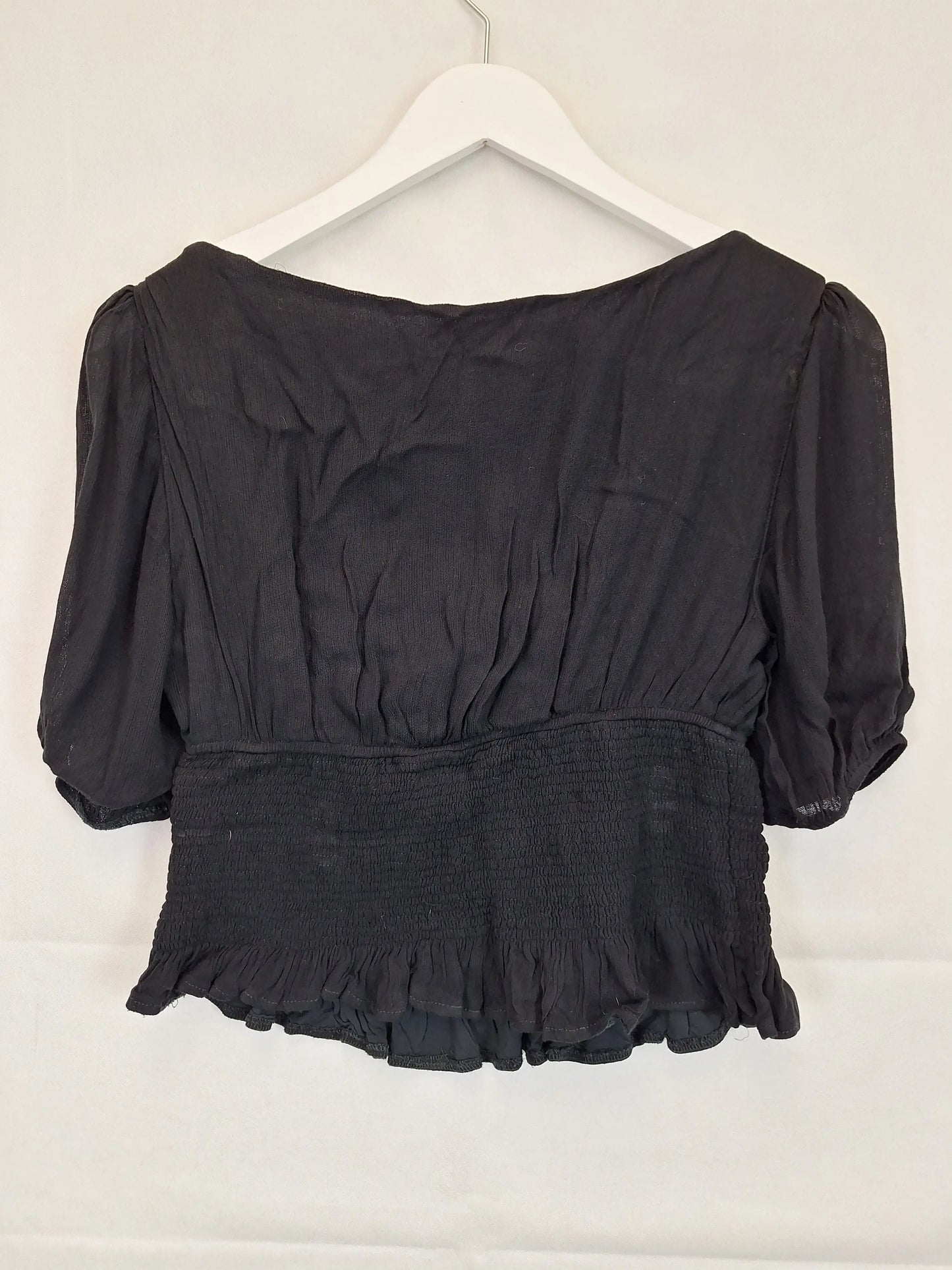 Kookai Box Collar Top Size 12 by SwapUp-Online Second Hand Store-Online Thrift Store