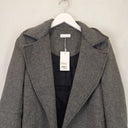 Kookai Charcoal Prague Winter Trench Coat Size 6 by SwapUp-Online Second Hand Store-Online Thrift Store