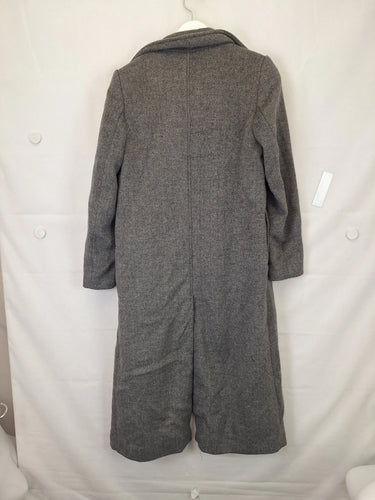 Kookai Charcoal Prague Winter Trench Coat Size 6 by SwapUp-Online Second Hand Store-Online Thrift Store