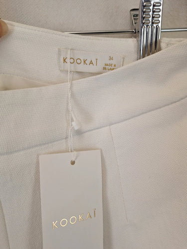 Kookai Classy Tailored Oyster Pants Size 6 by SwapUp-Online Second Hand Store-Online Thrift Store