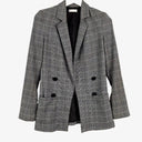 Kookai Houndstooth Open Blazer Size 6 by SwapUp-Online Second Hand Store-Online Thrift Store