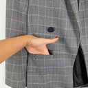 Kookai Houndstooth Open Blazer Size 6 by SwapUp-Online Second Hand Store-Online Thrift Store
