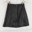 Kookai Leather Panelled Mini Skirt Size 8 by SwapUp-Online Second Hand Store-Online Thrift Store