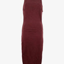 Kookai Maroon Column Wool Dress Size 6 by SwapUp-Online Second Hand Store-Online Thrift Store