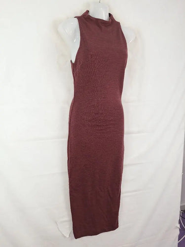 Kookai Maroon Column Wool Dress Size 6 by SwapUp-Online Second Hand Store-Online Thrift Store