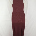 Kookai Maroon Column Wool Dress Size 6 by SwapUp-Online Second Hand Store-Online Thrift Store