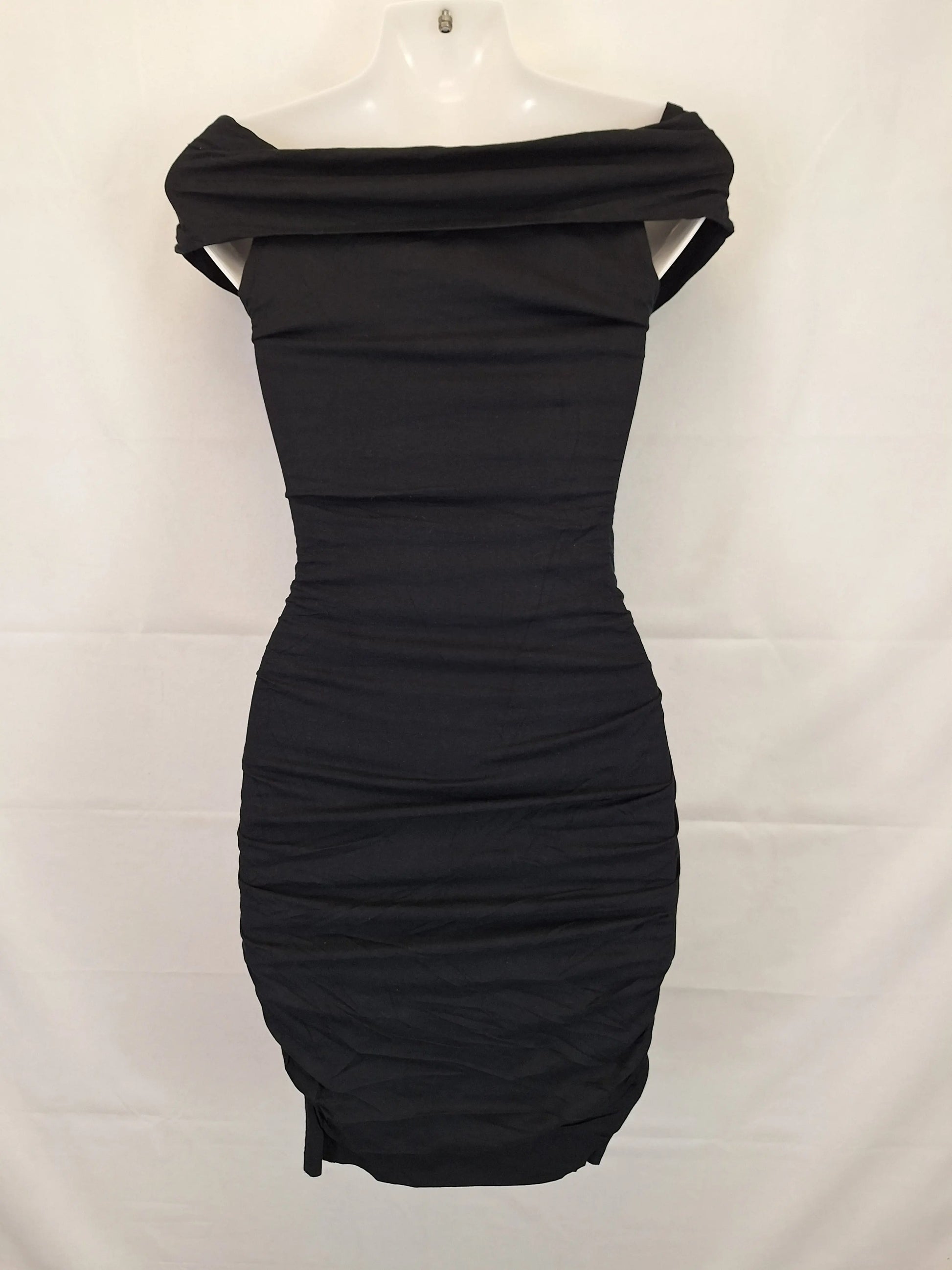 Kookai Off Shoulder Midi Dress Size 8 by SwapUp-Online Second Hand Store-Online Thrift Store